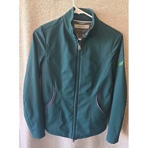 Animo Lalom Ladies‎ Softshell Jacket Italy Size Small Green Equestrian Horseback
